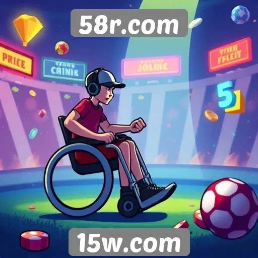 Plataforma 58r.com destaca-se em acessibilidade de jogos